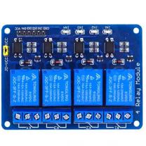 Four Channel Low Level Trigger Power 5V Relay Module